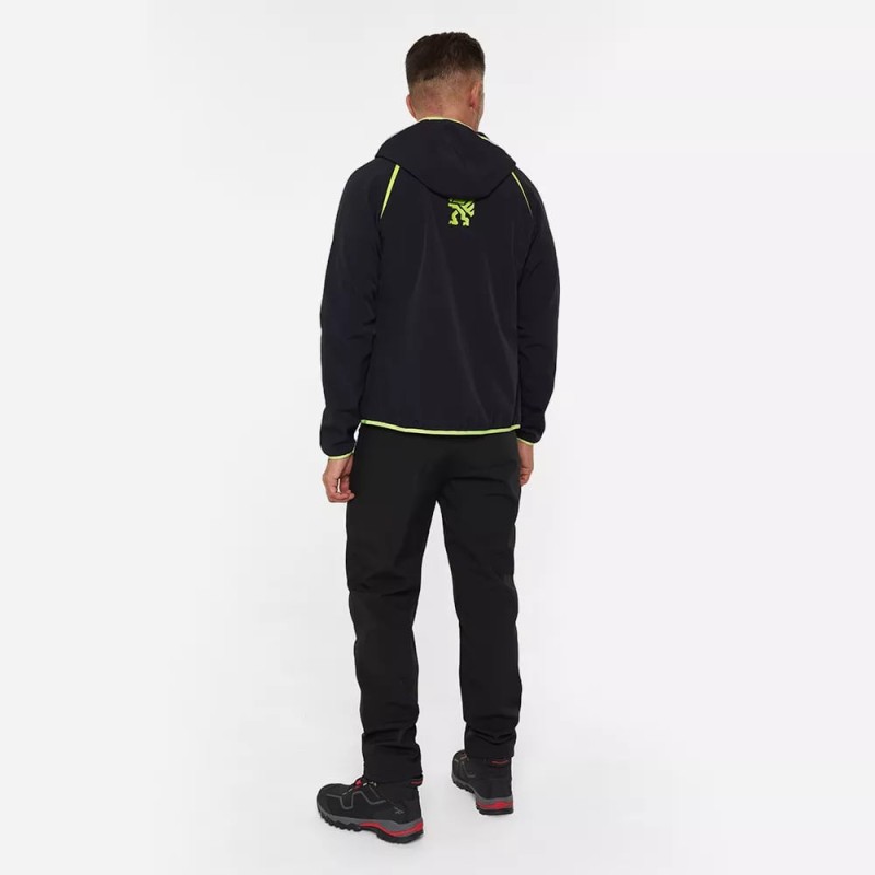 Брюки мужские Finntrail Nitro 4603 Graphite, ткань Софтшелл, черный, размер 58-60 (XXL), 185-195 см