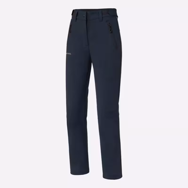 Брюки женские Finntrail Nitro W 4600, ткань Софтшелл, черный, размер 44-46 (S), 160-170 см