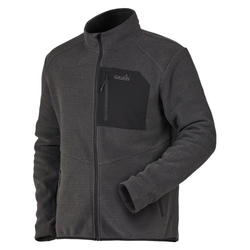 Куртка мужская Norfin Rock, флис, серый, размер M, 172-178 см