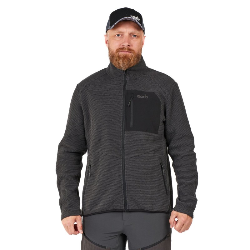 Куртка мужская Norfin Rock, флис, серый, размер M, 172-178 см