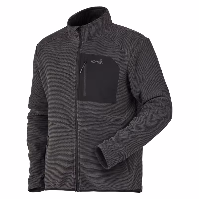 Куртка мужская Norfin Rock, флис, серый, размер L, 176-182 см