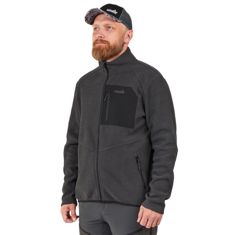 Куртка мужская Norfin Rock, флис, серый, размер XXL, 184-190 см