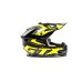 Мотошлем GTX 633, черный/желтый/серый, размер XL