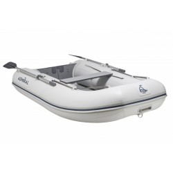 Лодка надувная ПВХ Адмирал 230, НДНД, камыш/cерый