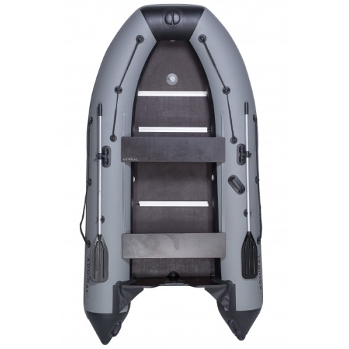 Лодка надувная ПВХ Адмирал  330 CF, пайол фанерный, синий/черный