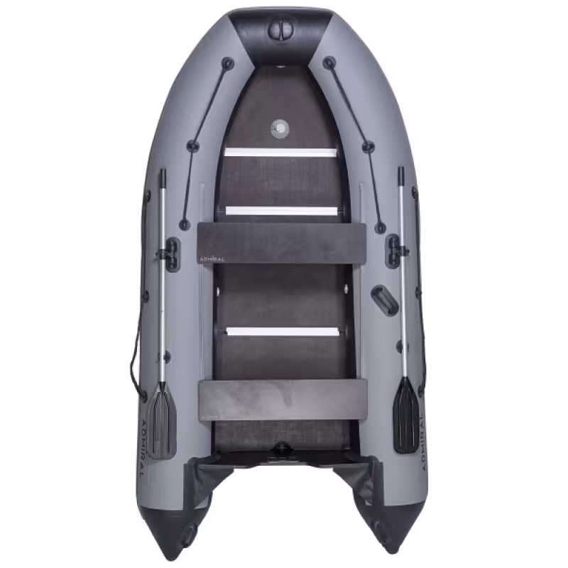 Лодка надувная ПВХ Адмирал  330 CF, пайол фанерный, синий/черный
