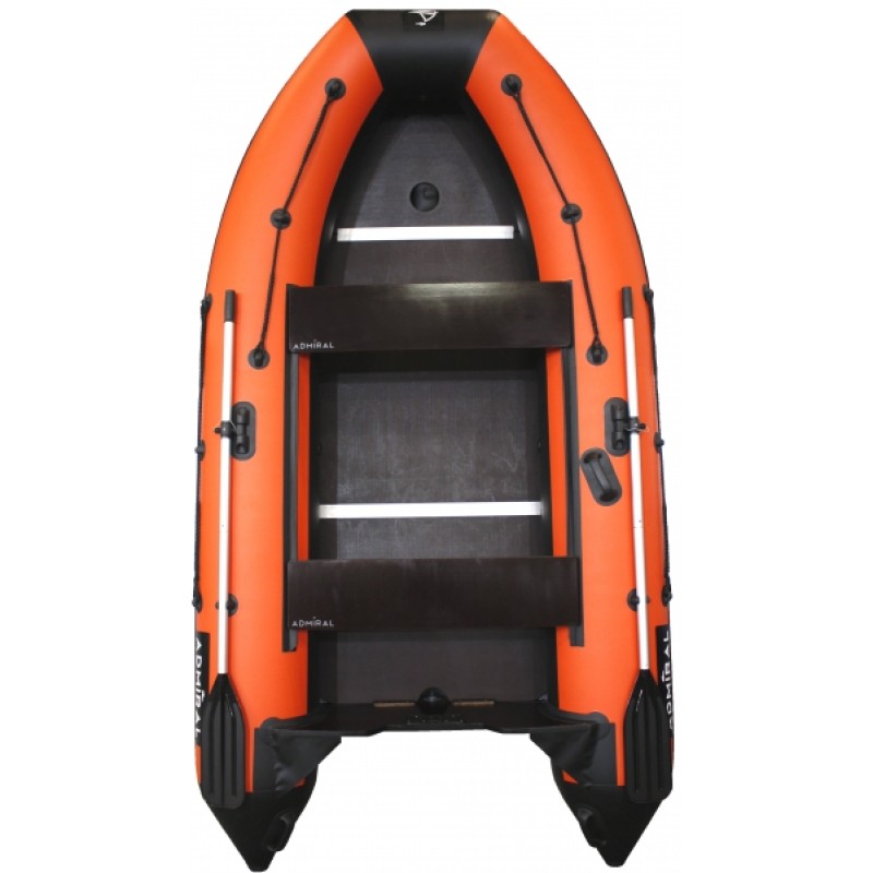 Лодка надувная ПВХ Адмирал  330 CF, пайол фанерный, синий/черный