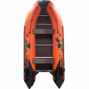 Лодка надувная ПВХ Адмирал 340 Sport Lite, пайол фанерный, оранжевый/черный