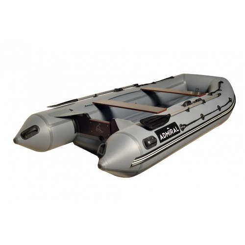 Лодка надувная ПВХ Адмирал 350, НДНД, синий/черный