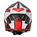 Мотошлем Acerbis X-Track, черный/красный, размер M