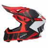 Мотошлем Acerbis X-Track, черный/красный, размер M