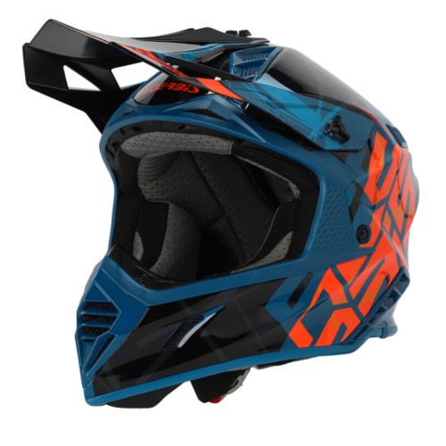 Мотошлем Acerbis X-Track, черный/зеленый, размер M