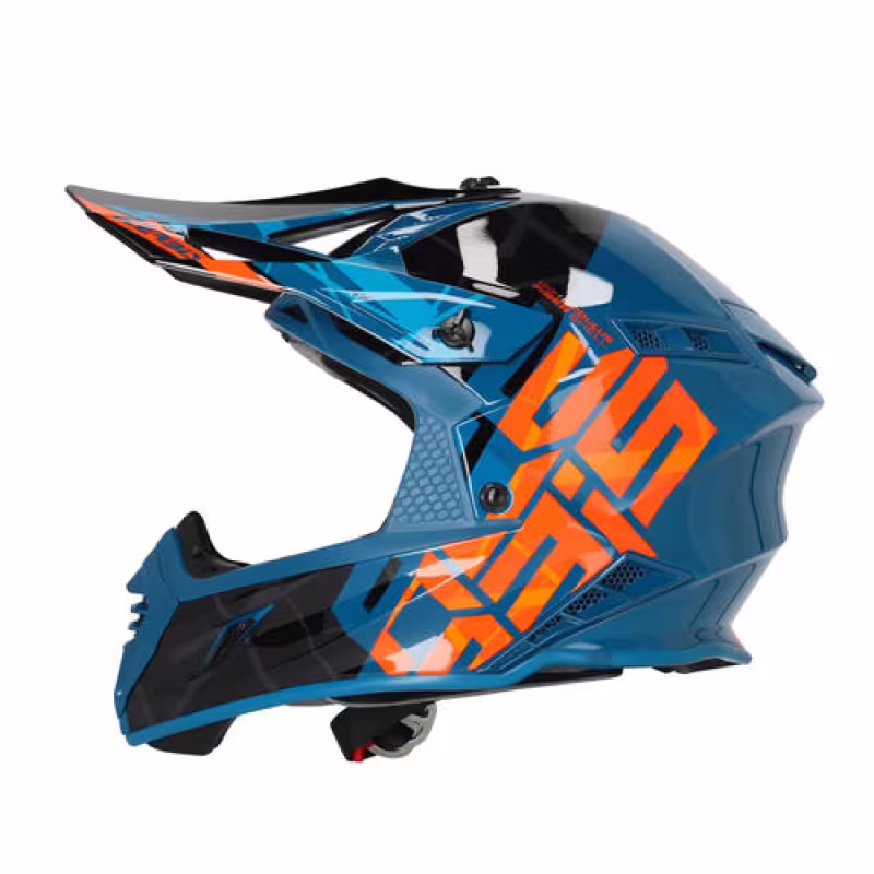 Мотошлем Acerbis X-Track, черный/зеленый, размер M