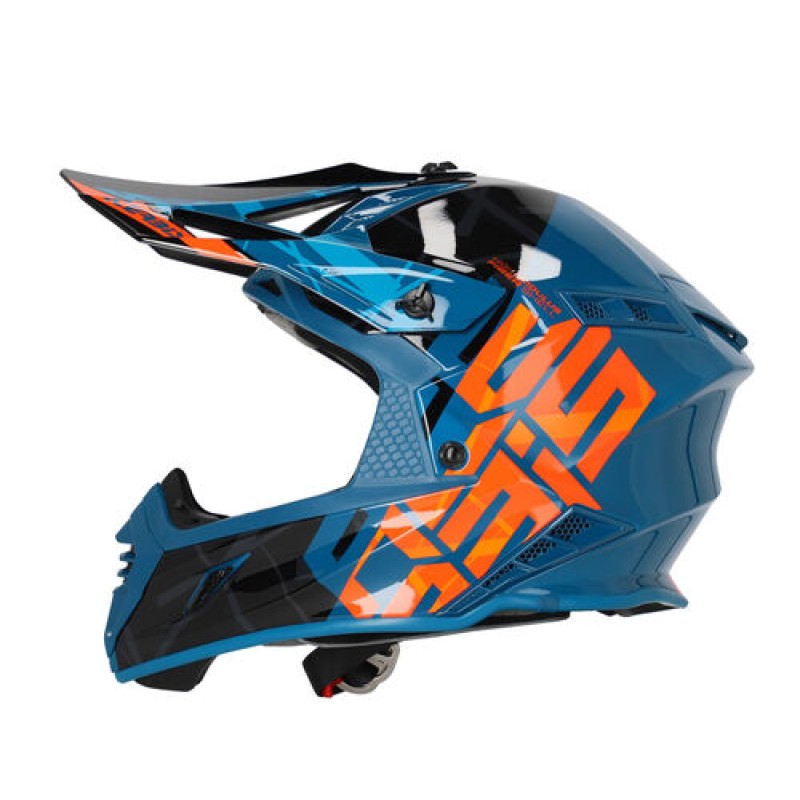 Мотошлем Acerbis X-Track, черный/зеленый, размер M