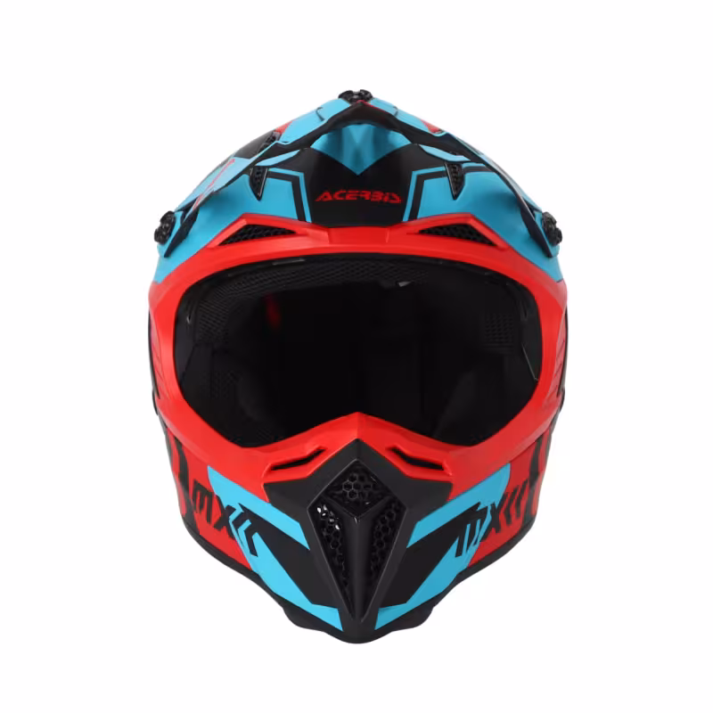 Мотошлем Acerbis Profile 5, красный/синий, размер S