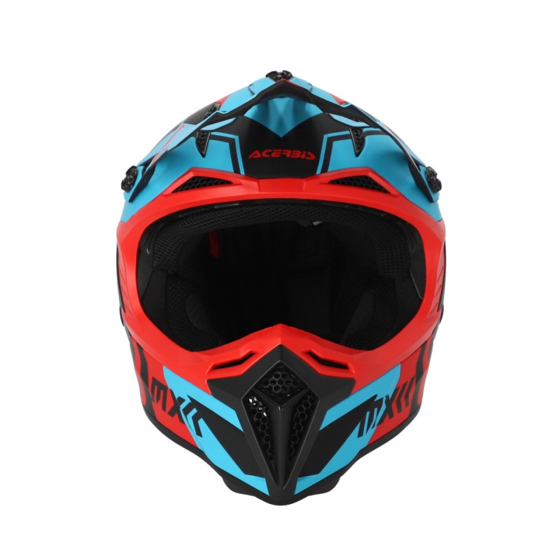 Мотошлем Acerbis Profile 5, красный/синий, размер S