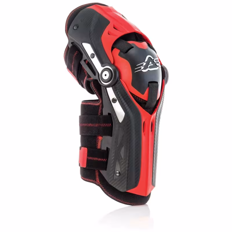 Наколенники Acerbis Gorilla Knee, черный/красный