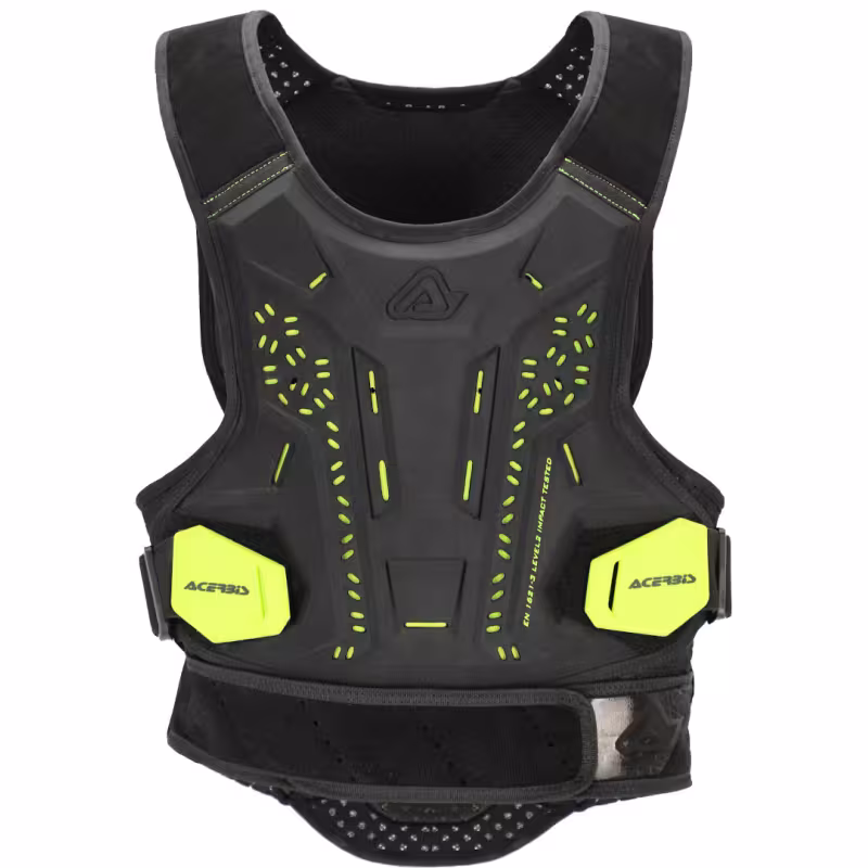 Черепаха защитная Acerbis DNA Level 2 Black/Yellow, черный/желтый, размер S/M