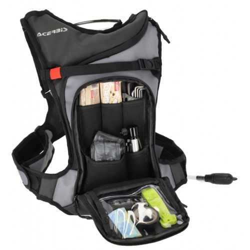 Рюкзак с гидропаком Acerbis Senter, черный/серый, 7 л