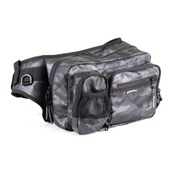 Сумка рыболовная Yaman Fishing Hip Bag, 28х21х17 см, серый камуфляж