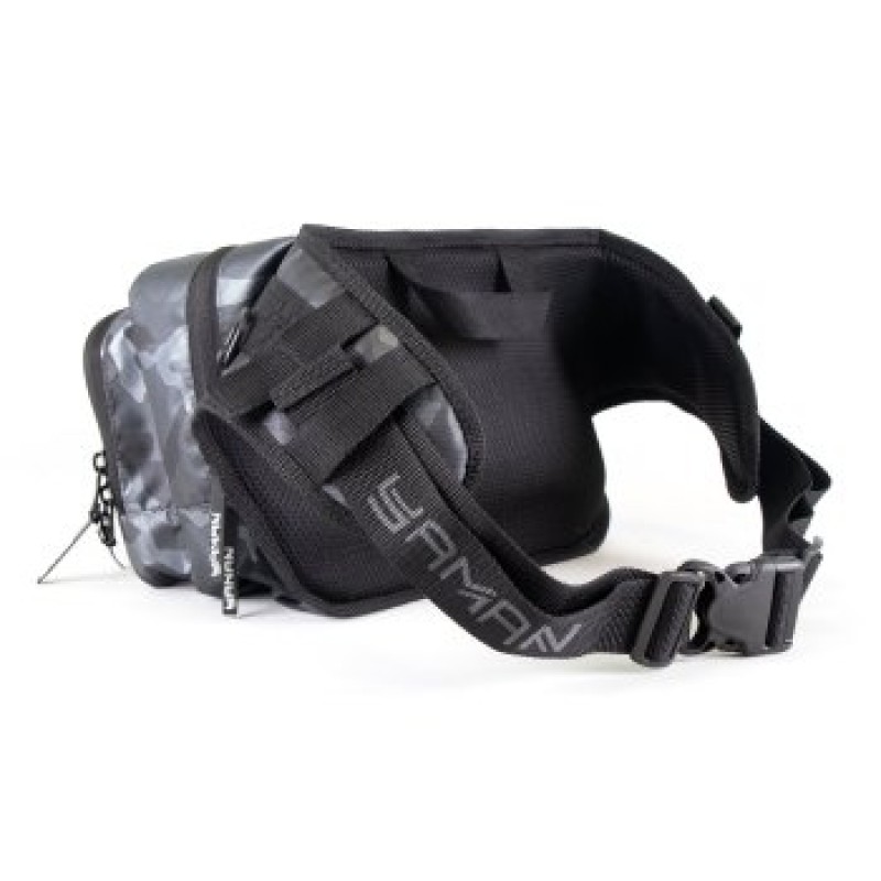 Сумка рыболовная Yaman Fishing Hip Bag, 28х21х17 см, серый камуфляж