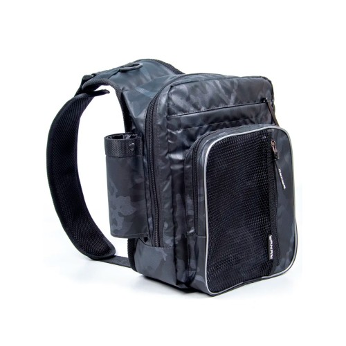 Сумка рыболовная Yaman Fishing Shoulder Bag, 40х43х10 см, серый камуфляж