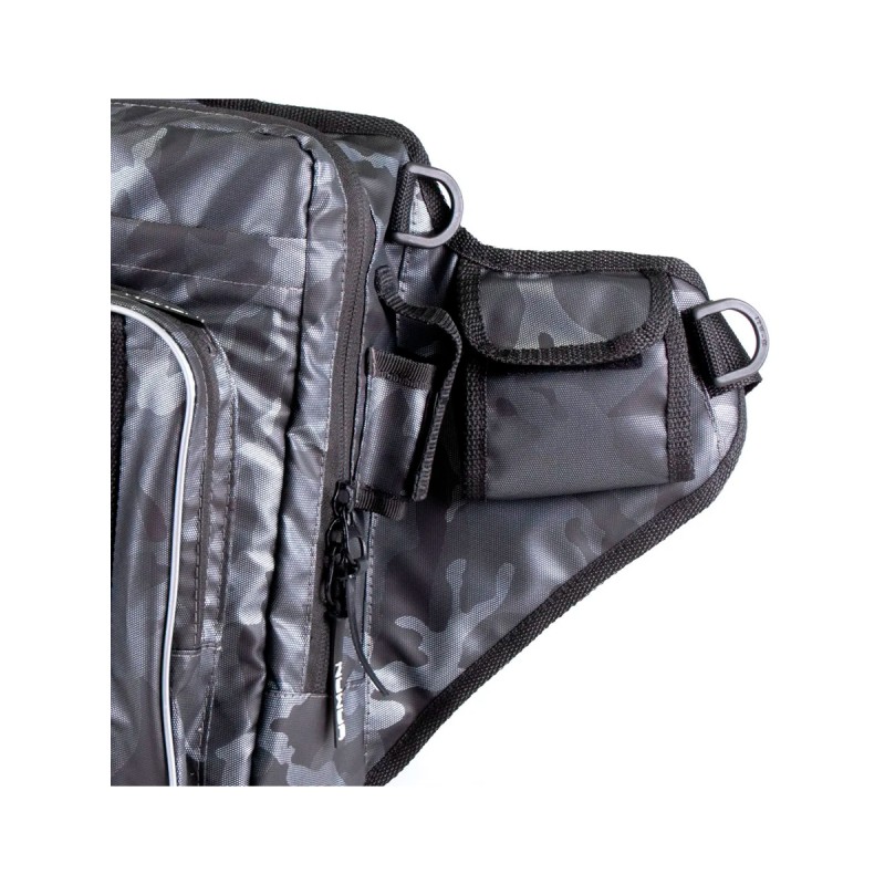 Сумка рыболовная Yaman Fishing Shoulder Bag, 40х43х10 см, серый камуфляж
