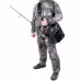 Сумка рыболовная Yaman Fishing Shoulder Bag, 40х43х10 см, серый камуфляж