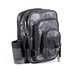 Сумка рыболовная Yaman Street Fishing MultiLock Pocket, 16х19х24 см, серый камуфляж