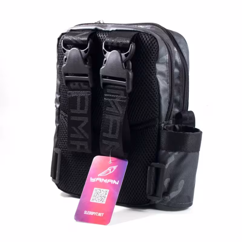 Сумка рыболовная Yaman Street Fishing MultiLock Pocket, 16х19х24 см, серый камуфляж