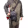 Сумка рыболовная Yaman Street Fishing MultiLock Pocket, 16х19х24 см, серый камуфляж