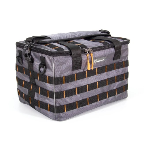 Сумка Следопыт Base Lure Bag XL+5 коробок Luno, 38х26х25 см, серый