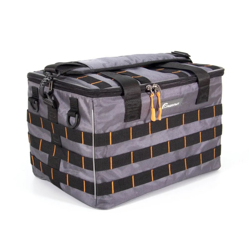 Сумка Следопыт Base Lure Bag XL+5 коробок Luno, 38х26х25 см, серый