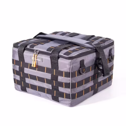 Сумка рыболовная Следопыт Base Lure Bag XXL+7 коробок Luno, 38х38х25 см, серый