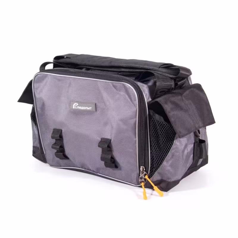 Сумка рыболовная Следопыт Lure Bag L+5 коробок Luno, 40х25х21 см, серый