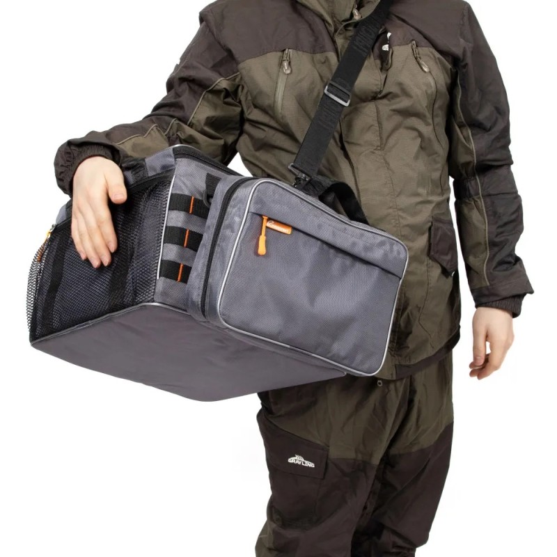 Сумка рыболовная Следопыт Module Bag+2 коробки Luno, 30 30х20х10 см, серый