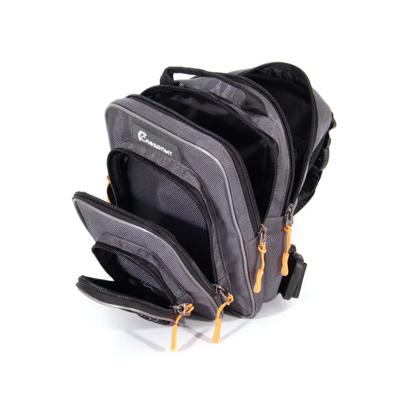 Сумка рыболовная Следопыт Street Fishing MultiLock Pocket, 16х19х24 см, серый