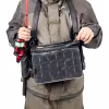 Сумка рыболовная поясная Yaman Fishing Belt Bag, 74х22х10 см, серый камуфляж