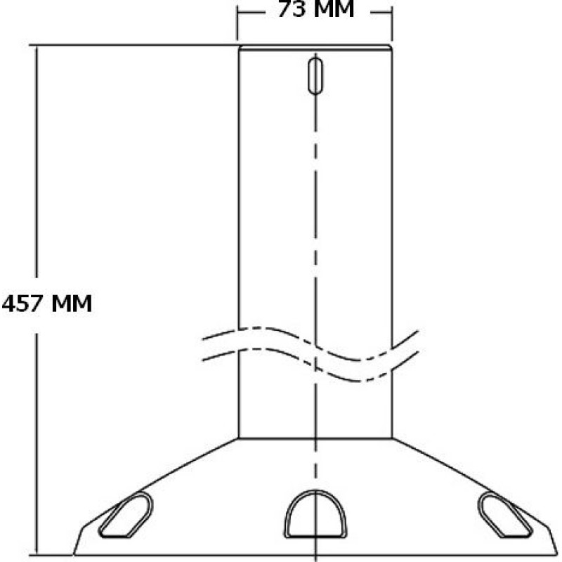 Стойкапод сиденье Springfield Columbia 1240729-WOS, 450 мм
