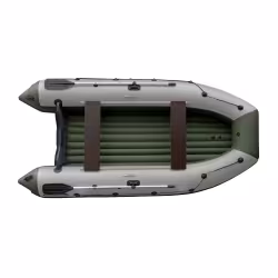 Лодка надувная ПВХ Angler Reef 390 НДНД, темно-серый/оливковый