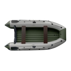 Лодка надувная ПВХ Angler Reef 390 НДНД, темно-серый/оливковый