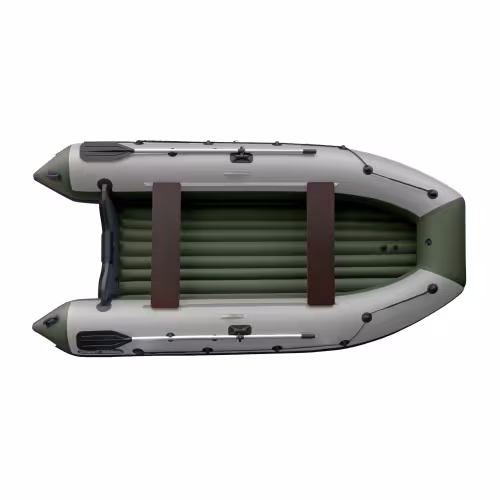 Лодка надувная ПВХ Angler Reef 390 НДНД, темно-серый/оливковый