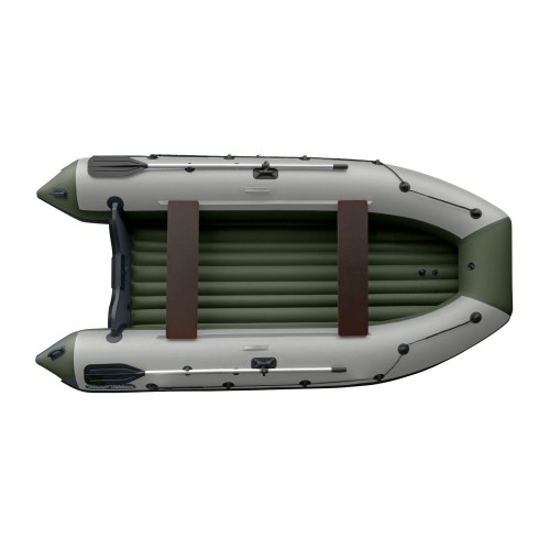 Лодка надувная ПВХ Angler Reef 390 НДНД, темно-серый/оливковый