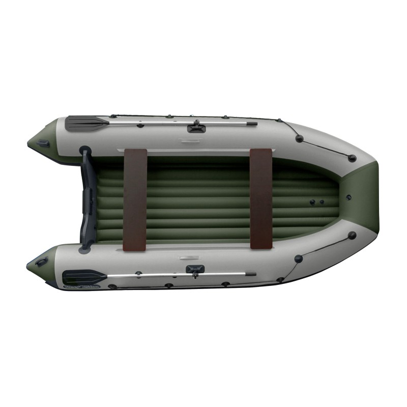 Лодка надувная ПВХ Angler Reef 390 НДНД, темно-серый/оливковый