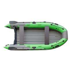 Лодка надувная ПВХ Angler Skat Triton 390, НДНД, темно-серый/зеленый