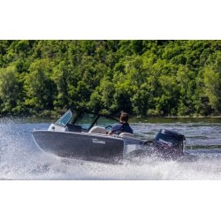 Лодка алюминиевая VBoats 46 Fish в комплекте с лодочным мотором Yamery EF60 FUEL-T