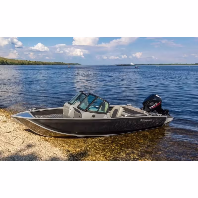 Лодка алюминиевая VBoats 46 Fish в комплекте с лодочным мотором Yamery EF60 FUEL-T