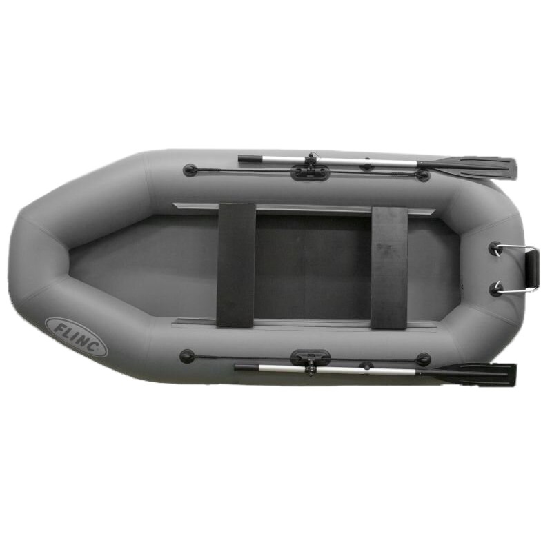 Лодка надувная ПВХ Флинк F 280TL, пайол фанерный, серый