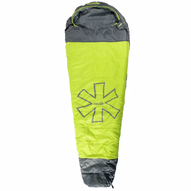 Мешок спальный Norfin Atlantis 350 L NF-30117, желтый/серый (до -10°С)