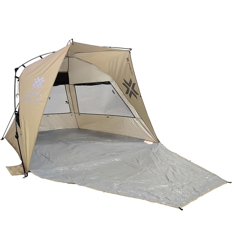 Палатка туристическая автоматическая Norfin Summer Silver NF, 3-местная, 160х160х149 см, бежевый